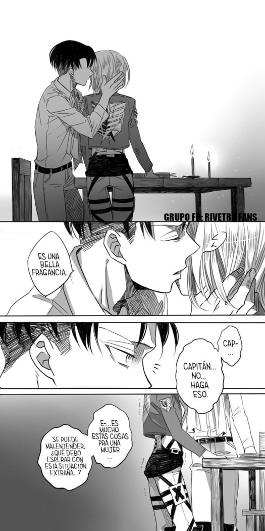 Rivetra Doujinshi Levi x Petra Español