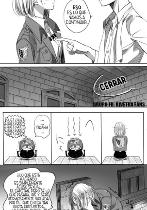 Rivetra Doujinshi Levi x Petra Español Page #14