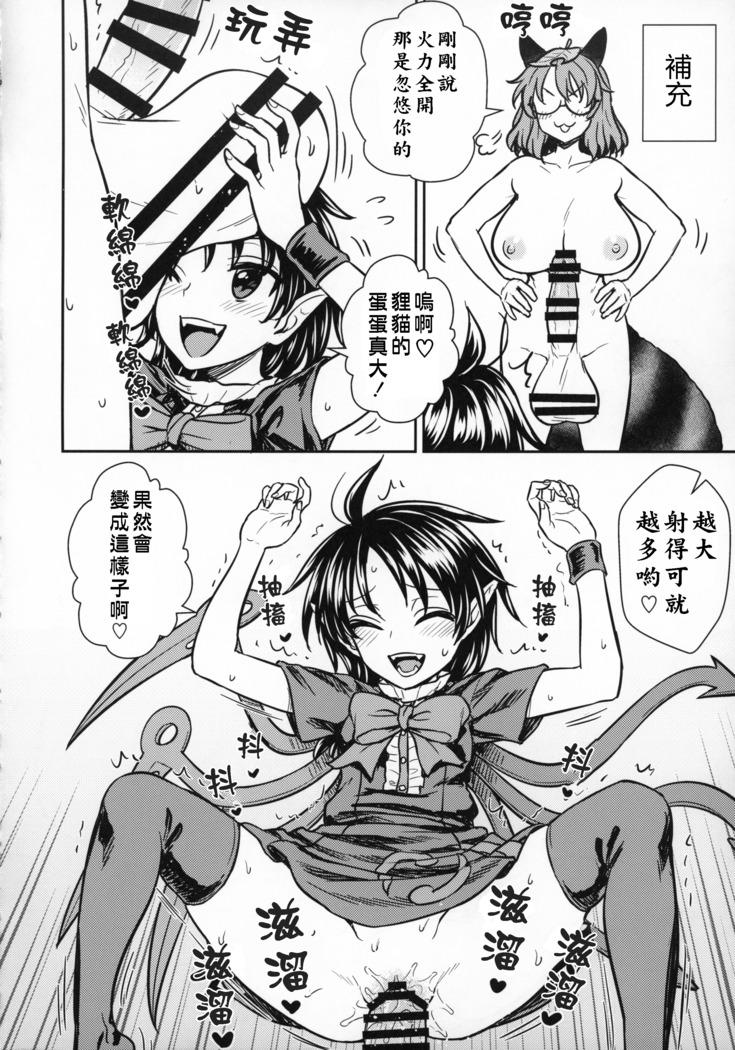 Nue-chan vs Mamizou-san | 大狸子VS鵺