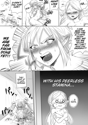 BreaWi no LinZel ga Hitasura Ichaicha Shite Sukebe na Koto Suru Manga | A BoTW manga where Link and Zelda earnestly flirt and do lewd things Page #14