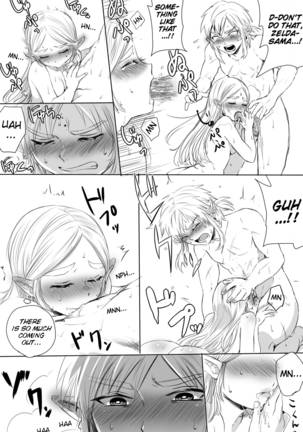 BreaWi no LinZel ga Hitasura Ichaicha Shite Sukebe na Koto Suru Manga | A BoTW manga where Link and Zelda earnestly flirt and do lewd things Page #9