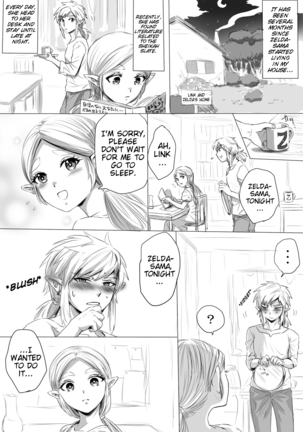 BreaWi no LinZel ga Hitasura Ichaicha Shite Sukebe na Koto Suru Manga | A BoTW manga where Link and Zelda earnestly flirt and do lewd things Page #2