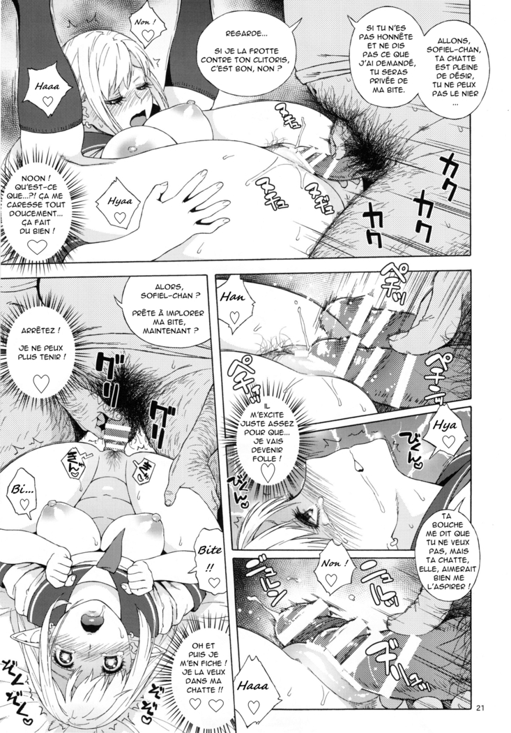 Tenkousei JK Elf 2 -Kegasareta Konyaku no Akashi- | l'étudiante elfe transferée 2 -cadeau de fiançailles-
