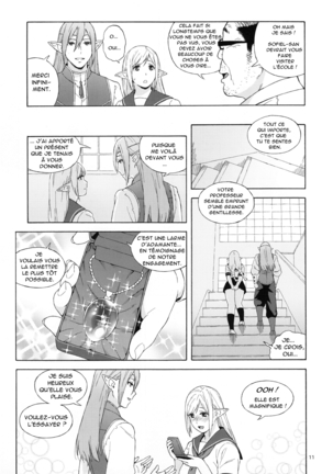 Tenkousei JK Elf 2 -Kegasareta Konyaku no Akashi- | l'étudiante elfe transferée 2 -cadeau de fiançailles- - Page 10