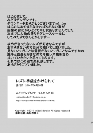 REZ ni Tejou wo Kakerarete - Page 27