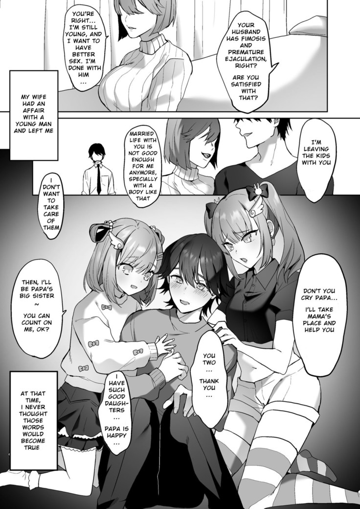 Futanari Shimai to Netorare Musume Ochi Papa