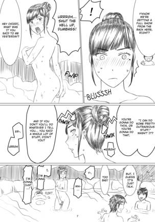 Chieri-san Never Gives Up! Mixed Bathing Hot Spring of Cucking | Chieri-san wa Makerarenai! Netorase Konyoku Onsen Page #10
