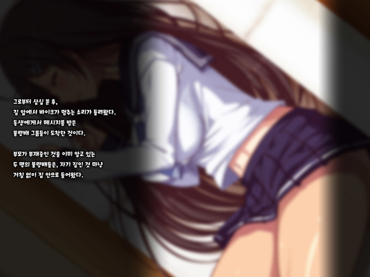 Aru Hi, Otouto ga Nozokimita no wa Furyou-tachi ni Konsui Rape Sareru Daisuki datta Ane no Sugata datta.