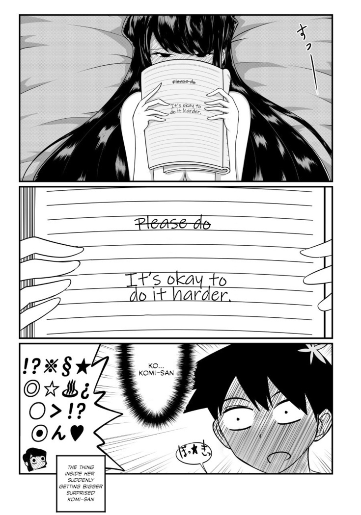 Komi-san, Koubi-chuu desu.