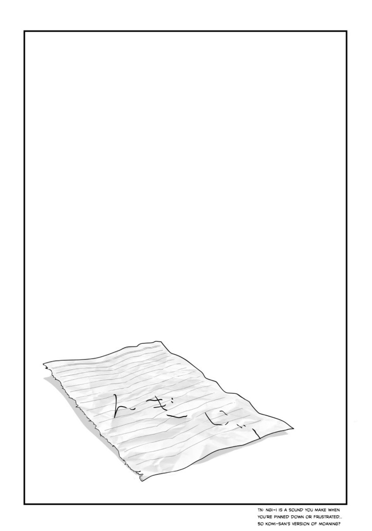 Komi-san, Koubi-chuu desu.