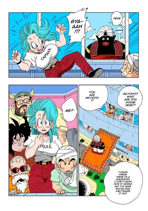 Dagon Ball - Bulma Meets Mr. Popo - Sex Inside the Mysterious Spaceship - Page 2