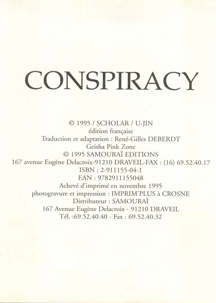 Conspiracy 1
