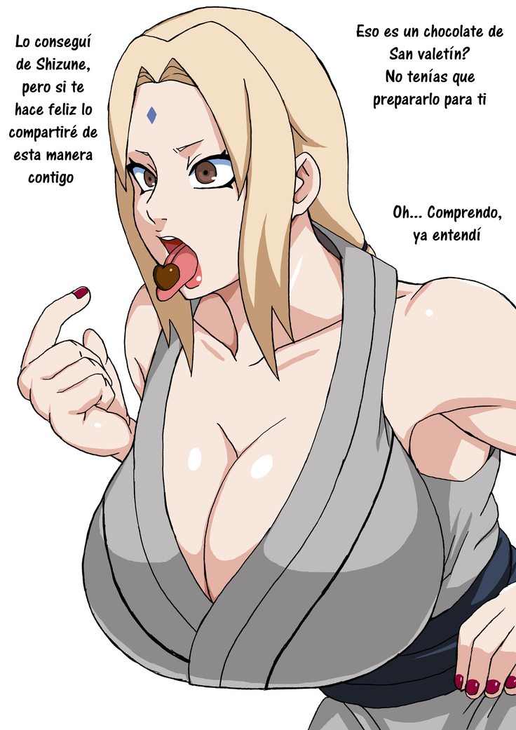 Tsunade x Naruto Valentin day