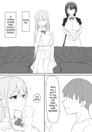 Ojou-sama to Maid o Iinazuke ni Torarete Okobore Ecchi suru Hanashi - Page 2