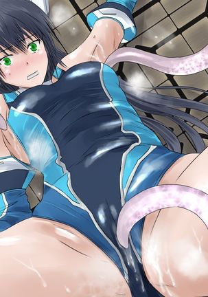 Kanojo no Henshin Cos ga Kyouei Mizugi ni Shika Mienai no de, Sekai wa Kiki ni Ochiitteita. "Kyoukai Hishou Celestine Henshin Heroine Shokushu Ryoujoku CG Shuu" - Does her battlesuit looking like swimsuit cause a catastrophe? Page #175