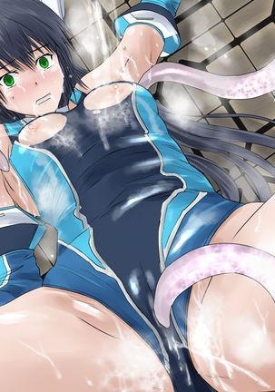 Kanojo no Henshin Cos ga Kyouei Mizugi ni Shika Mienai no de, Sekai wa Kiki ni Ochiitteita. "Kyoukai Hishou Celestine Henshin Heroine Shokushu Ryoujoku CG Shuu" - Does her battlesuit looking like swimsuit cause a catastrophe? Page #181