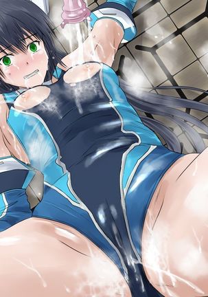 Kanojo no Henshin Cos ga Kyouei Mizugi ni Shika Mienai no de, Sekai wa Kiki ni Ochiitteita. "Kyoukai Hishou Celestine Henshin Heroine Shokushu Ryoujoku CG Shuu" - Does her battlesuit looking like swimsuit cause a catastrophe? Page #180