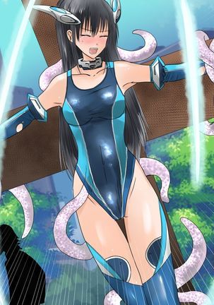 Kanojo no Henshin Cos ga Kyouei Mizugi ni Shika Mienai no de, Sekai wa Kiki ni Ochiitteita. "Kyoukai Hishou Celestine Henshin Heroine Shokushu Ryoujoku CG Shuu" - Does her battlesuit looking like swimsuit cause a catastrophe? Page #208