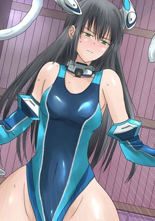 Kanojo no Henshin Cos ga Kyouei Mizugi ni Shika Mienai no de, Sekai wa Kiki ni Ochiitteita. "Kyoukai Hishou Celestine Henshin Heroine Shokushu Ryoujoku CG Shuu" - Does her battlesuit looking like swimsuit cause a catastrophe? Page #235