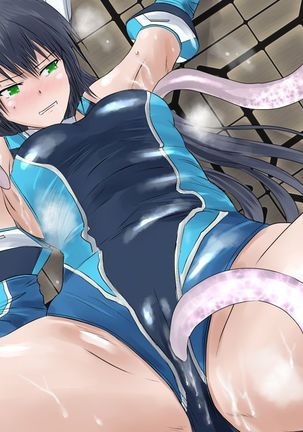 Kanojo no Henshin Cos ga Kyouei Mizugi ni Shika Mienai no de, Sekai wa Kiki ni Ochiitteita. "Kyoukai Hishou Celestine Henshin Heroine Shokushu Ryoujoku CG Shuu" - Does her battlesuit looking like swimsuit cause a catastrophe? Page #173