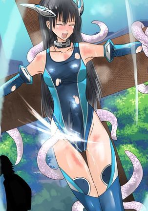 Kanojo no Henshin Cos ga Kyouei Mizugi ni Shika Mienai no de, Sekai wa Kiki ni Ochiitteita. "Kyoukai Hishou Celestine Henshin Heroine Shokushu Ryoujoku CG Shuu" - Does her battlesuit looking like swimsuit cause a catastrophe? Page #212
