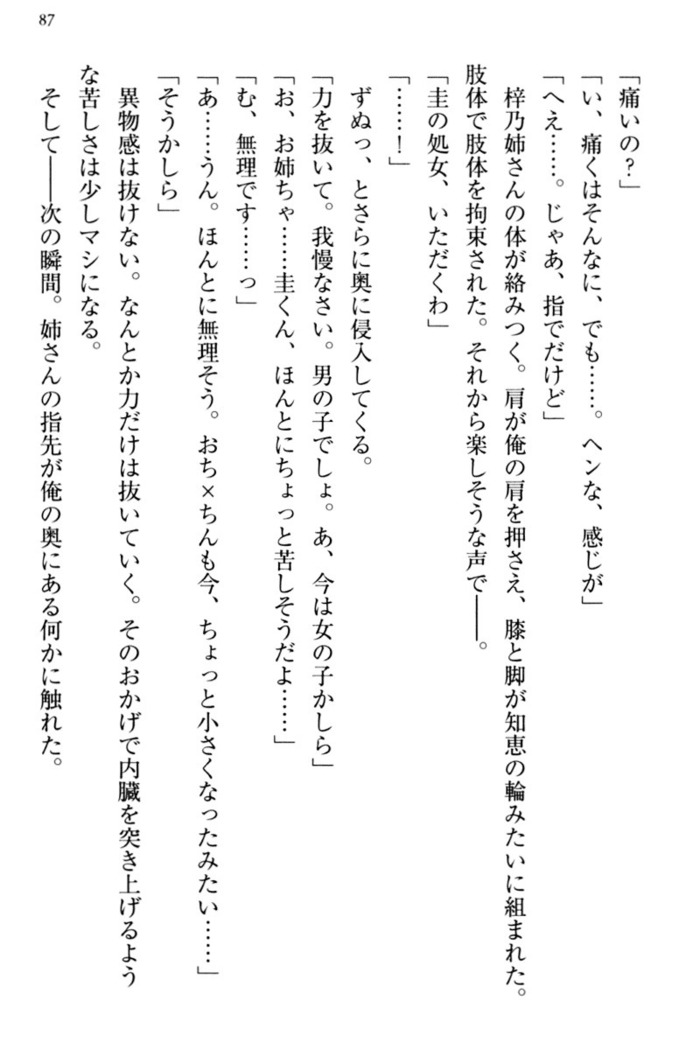 お嬢さま三姉妹にぺろぺろされ続けてると妹がしつけ直しにきました