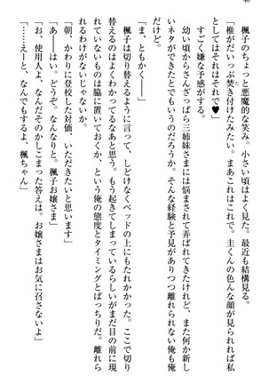 お嬢さま三姉妹にぺろぺろされ続けてると妹がしつけ直しにきました - Page 48