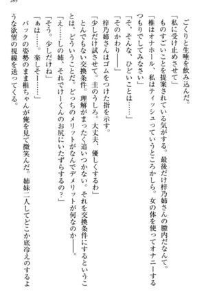 お嬢さま三姉妹にぺろぺろされ続けてると妹がしつけ直しにきました - Page 293