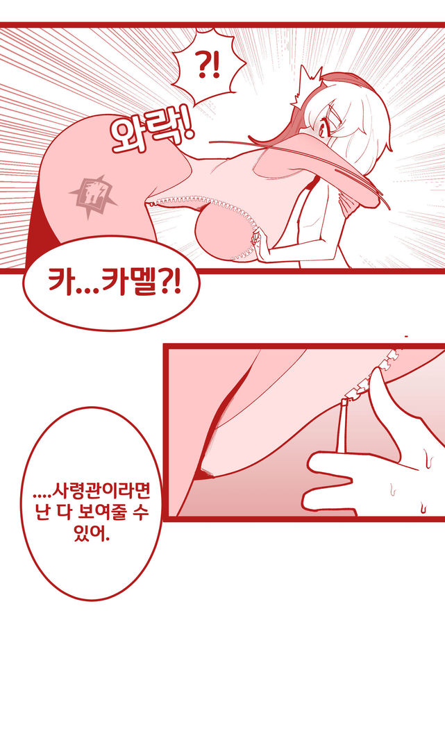 카멜과 감당안되는 수영복