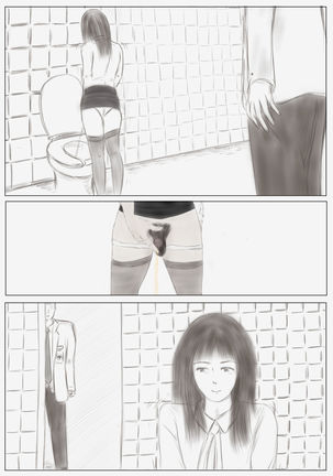 Crossdress teacher in toilet :  toilet rape Page #7