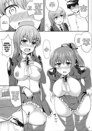 I Want to be Stuck Between Suzuya and Kumano! Page #4