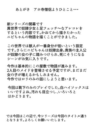Isekai Maid Ashi Feti Monogatari 1 Page #28