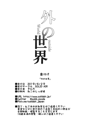 Soto no Sekai - World outside Page #22