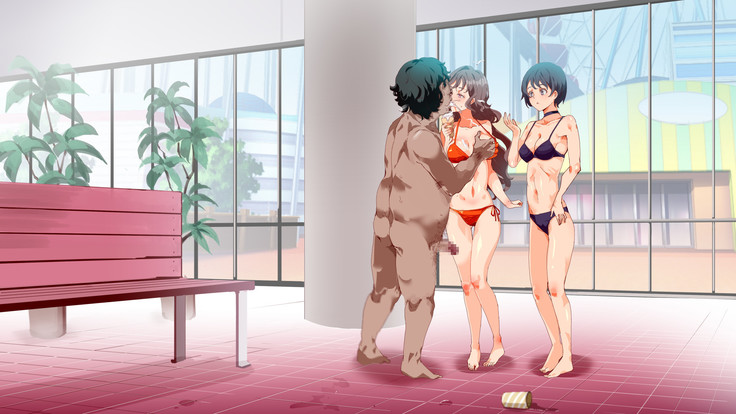 Mukanshin Pool ~Au Onna Zenin, Sekuhara Shihoudai no Aruku Nama Onaho~