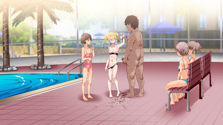 Mukanshin Pool ~Au Onna Zenin, Sekuhara Shihoudai no Aruku Nama Onaho~