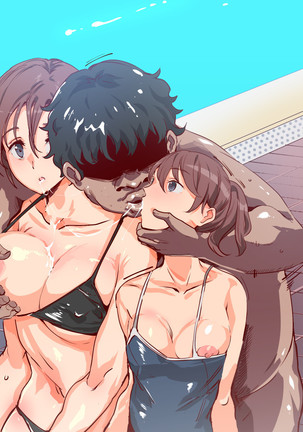 Mukanshin Pool ~Au Onna Zenin, Sekuhara Shihoudai no Aruku Nama Onaho~ Page #328