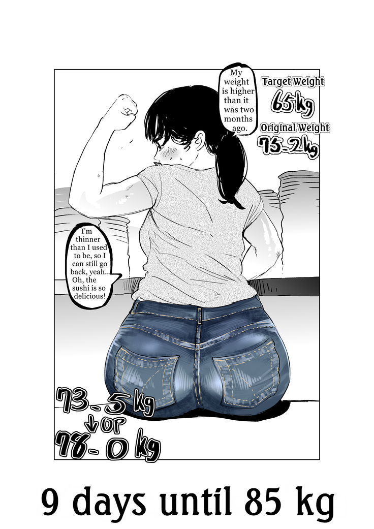 Ai gains 10kg in 100 days