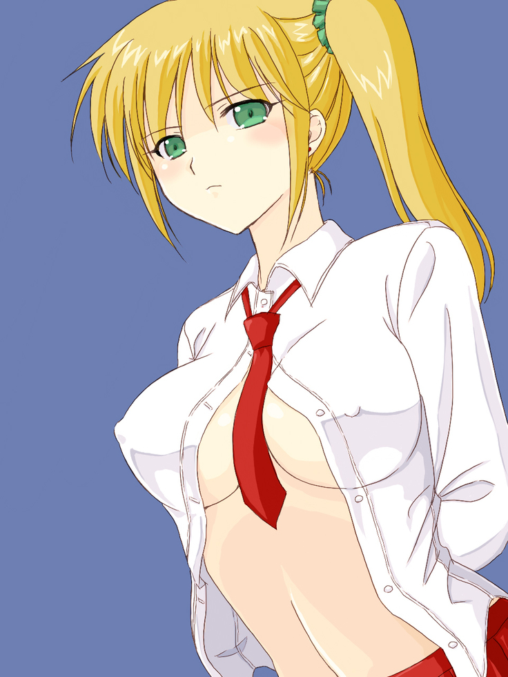 金髪巨乳女子○生に筆下ろしをお願いしてみた。