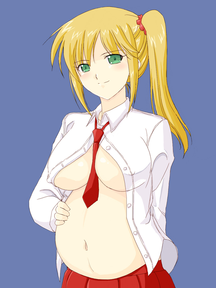 金髪巨乳女子○生に筆下ろしをお願いしてみた。