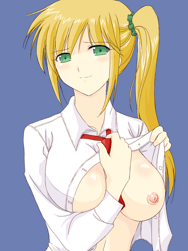 金髪巨乳女子○生に筆下ろしをお願いしてみた。
