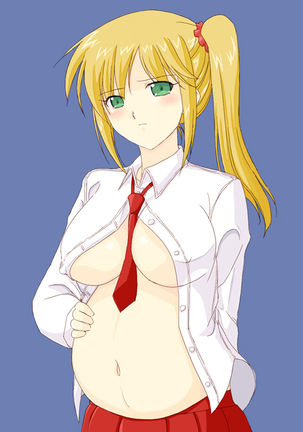 金髪巨乳女子○生に筆下ろしをお願いしてみた。 - Page 91