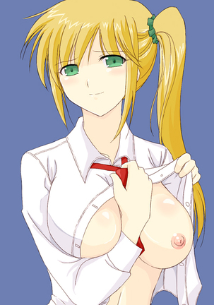 金髪巨乳女子○生に筆下ろしをお願いしてみた。 - Page 75