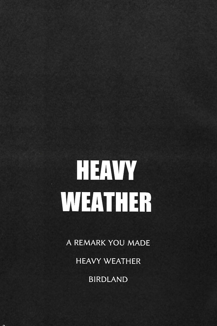 Heavy Weather