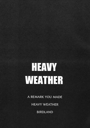 Heavy Weather