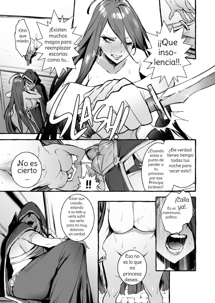 Ochinpo Onna Knight to Shojo Hime | Lady Cock Knight and Her Princess Spanish (decensored)