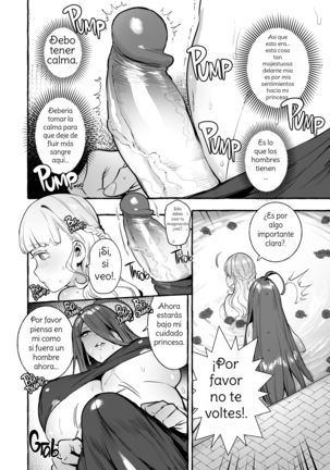 Ochinpo Onna Knight to Shojo Hime | Lady Cock Knight and Her Princess Spanish (decensored) Page #13