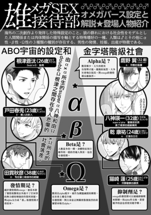 Omega SEX Settaibu | 男O SEX接待部 Ch. 1 Page #3