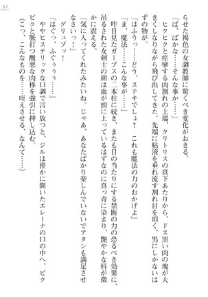 性隷剣士エレーナ Page #57