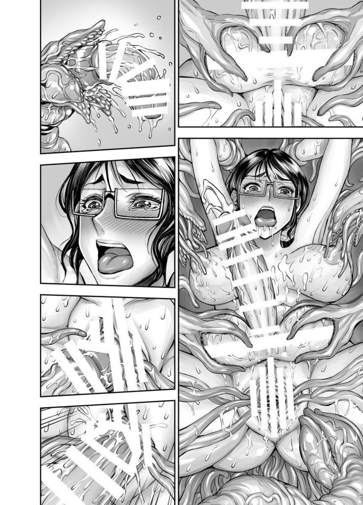 Futanari ni natta yokkyū fuman tsuma ga shokushu ni okasa rete muchakucha ni shasei sa se rareru manga