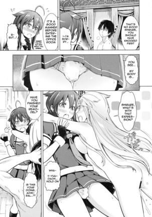 Teitoku!! Boku o Otokonoko ni Kaizou Shite Dousuru Tsumori!? | Admiral!! What Do You Want To Do By Remodeling Me Into A Boy!? - Page 5